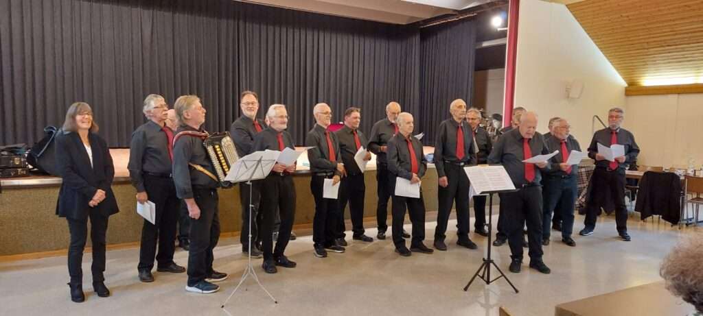 Jubilaren Ständli Männerchor Leibstadt